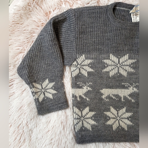 Tartine et Chocolat Fair Isle Knit Holiday Sweater Youth 4 - Picture 3 of 8